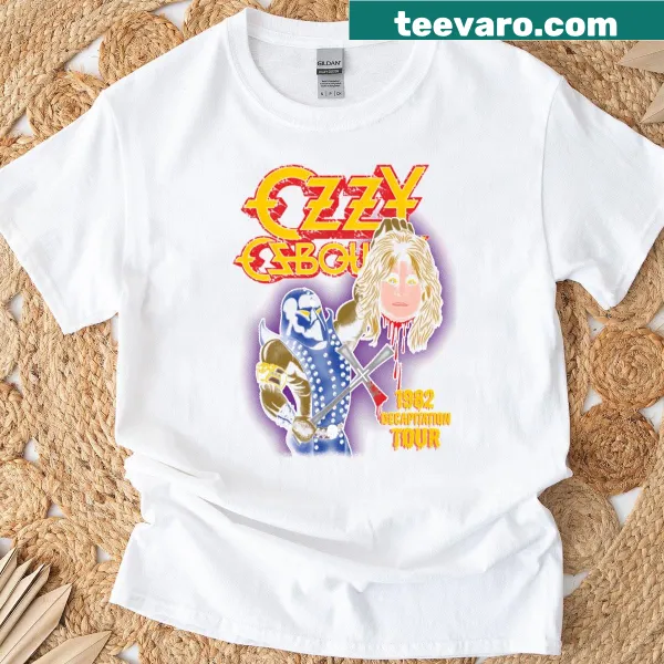 Vintage-style Ozzy Osbourne Decapitation Tour T-shirt