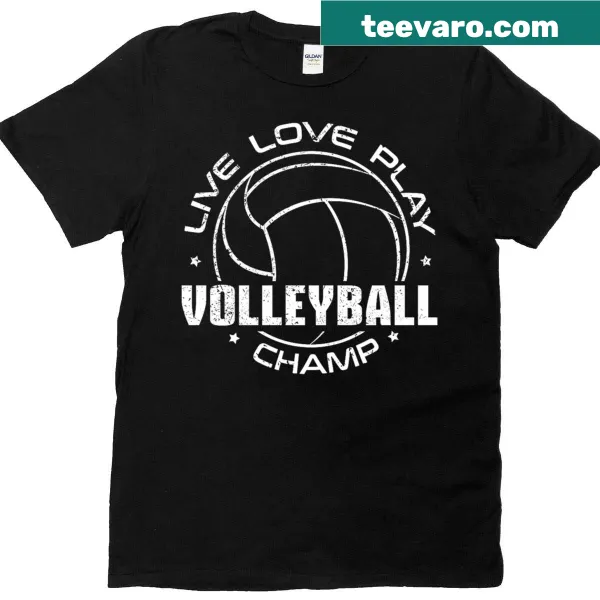 Motivational volleyball graphic T-shirt design