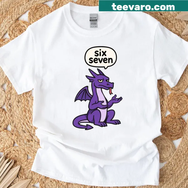 Meme-inspired dragon graphic t-shirt for teens