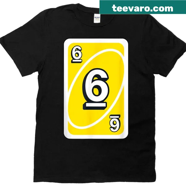 Cartoon-style Uno Halloween card graphic on a t-shirt