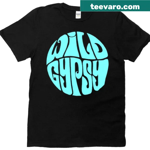 Vintage t-shirt with 'Wild Gypsy' text and design embracing adventure