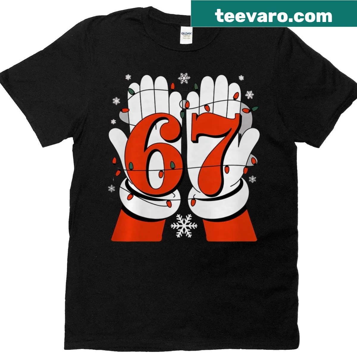 Funny Santa design on Christmas shirt for festive occasions — on a men's t-shirt