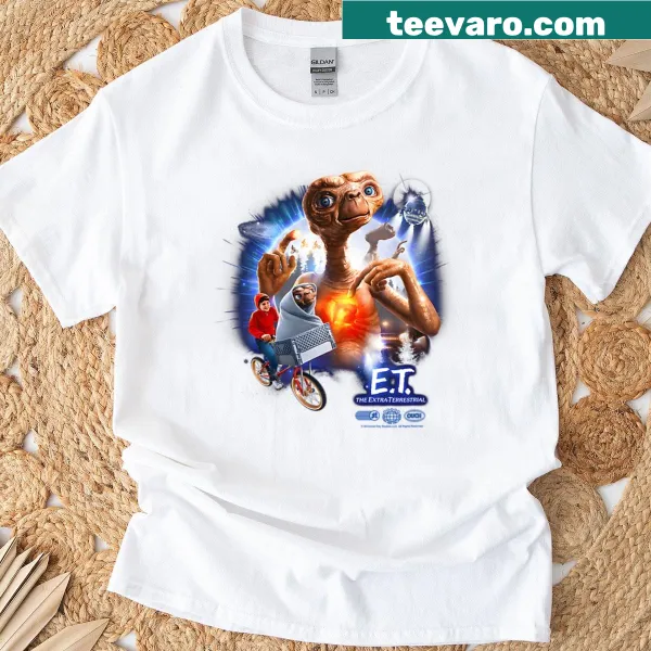 Vintage-style graphic featuring 90s characters on a T-shirt