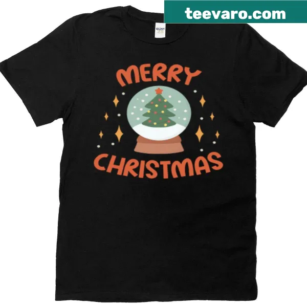 Big Merry Christmas t-shirt with cheerful words