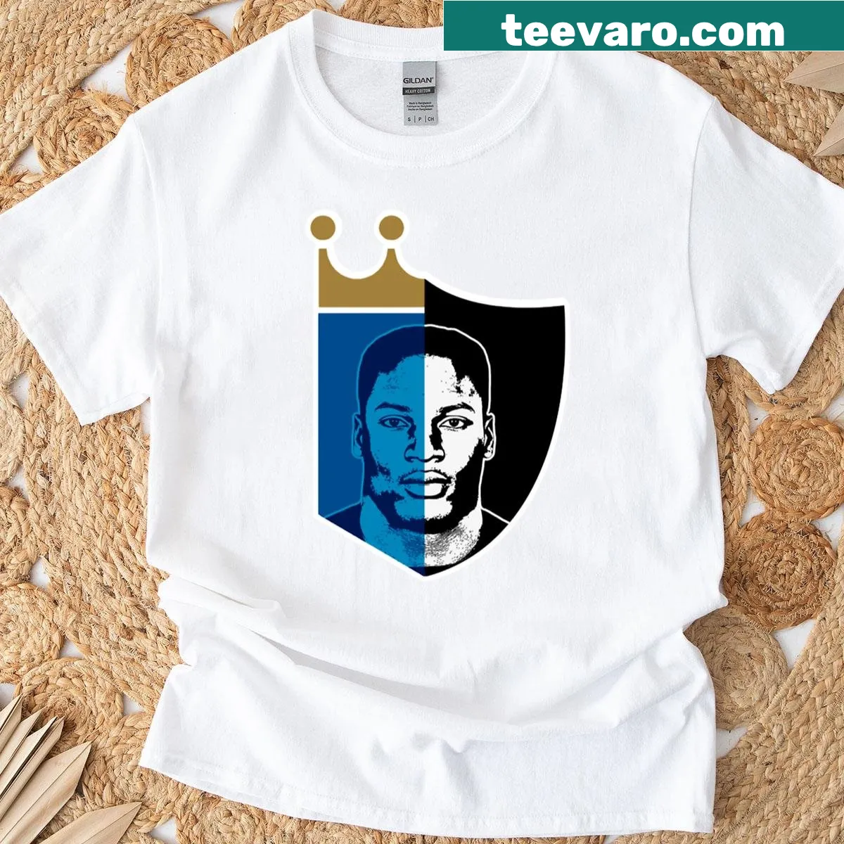 Silhouette shirt honoring Bo Jackson, great sports icon — on a men's t-shirt
