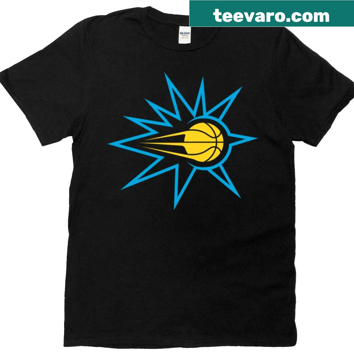 Oversized T-shirt featuring a minimalist boom design — on a men's t-shirt