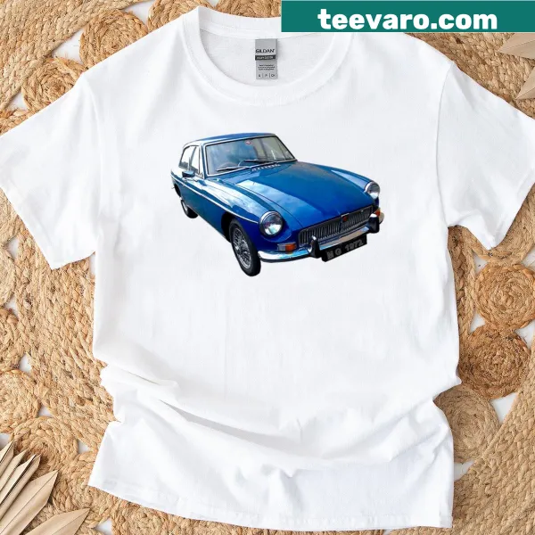 Vintage British sports car graphic t-shirt