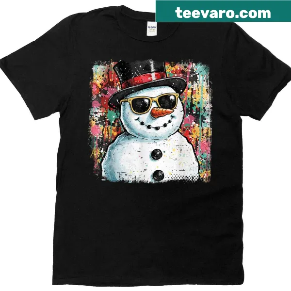 Funny winter snowman Christmas t-shirt