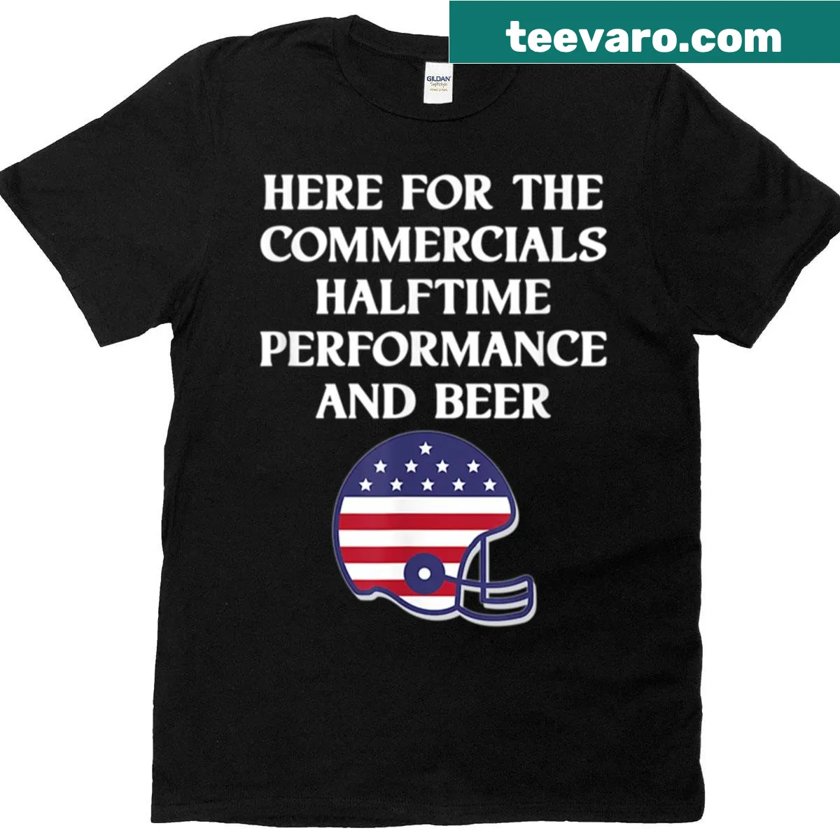 Funny football t-shirt with 'Sunday Funday' message — on a men's t-shirt