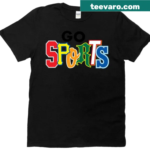 Playful 'Go Sports' design with different font styles