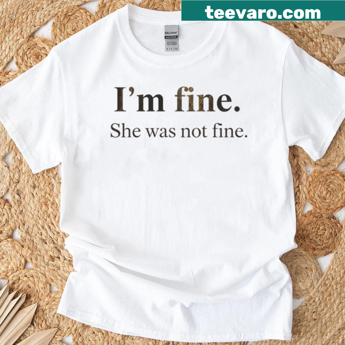 Sarcastic retro T-shirt with humorous phrase — on a men's t-shirt