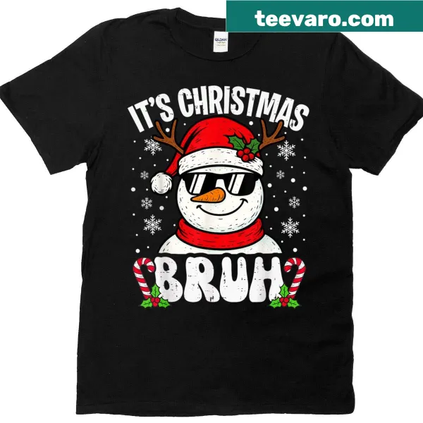 Funny snowman graphic T-shirt perfect for Christmas wear