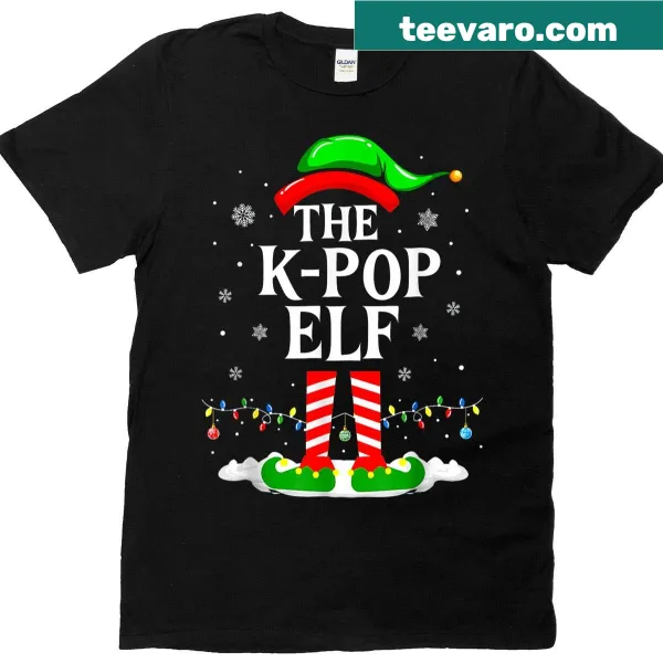 K-pop Elf Christmas family graphic illustrated shirt