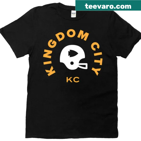 T-shirt featuring Kansas City football team logo and text