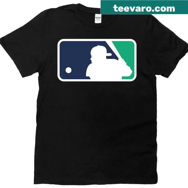 Ken Griffey Jr. baseball logoman illustration on a t-shirt