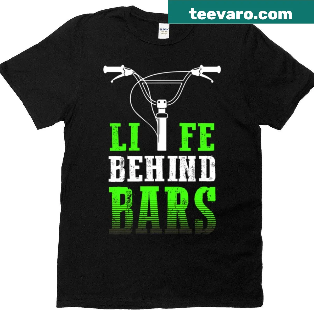 Funny cycling design t-shirt for spin class enthusiasts — on a men's t-shirt