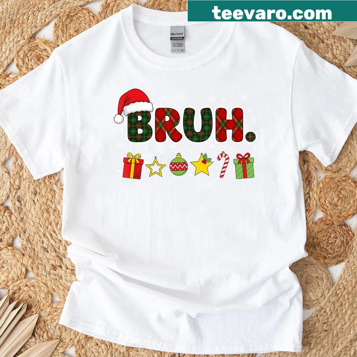 Funny Christmas meme t-shirt for teens and boys — on a men's t-shirt