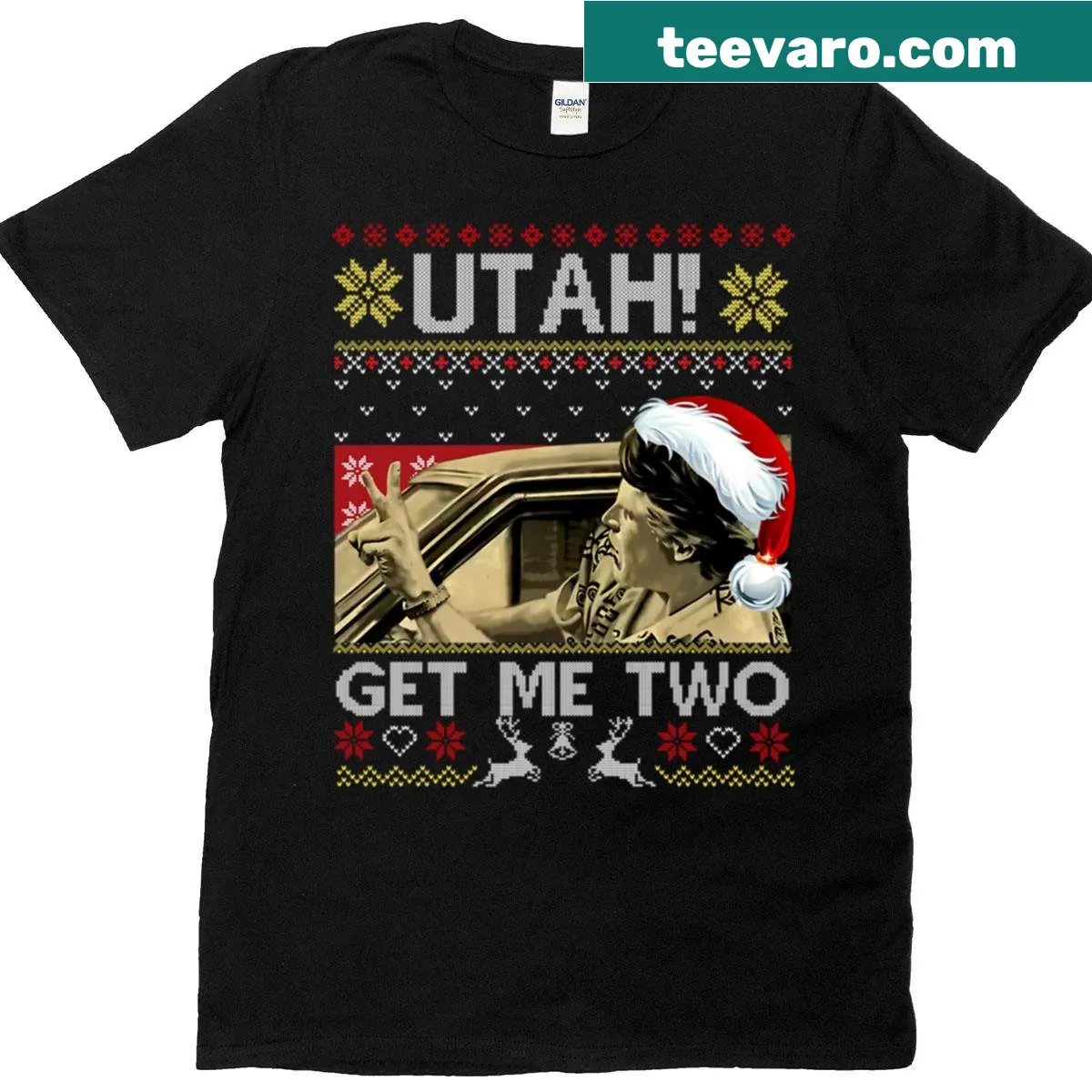 Vintage style shirt referencing Point Break with humorous text — on a men's t-shirt