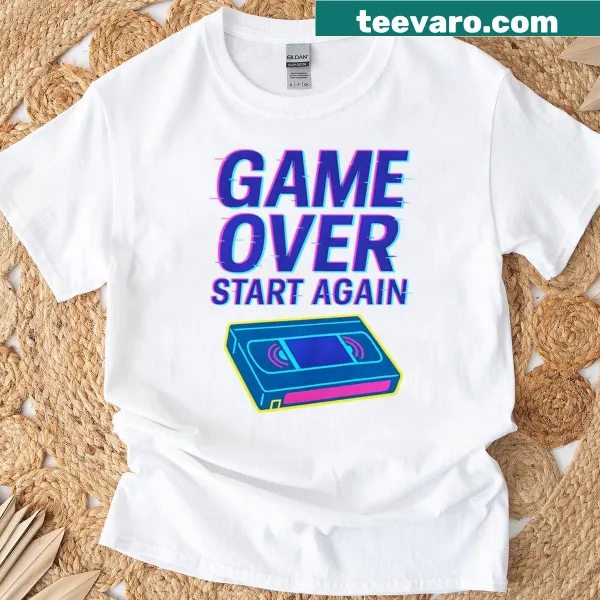 Retro VHS motivation graphic t-shirt