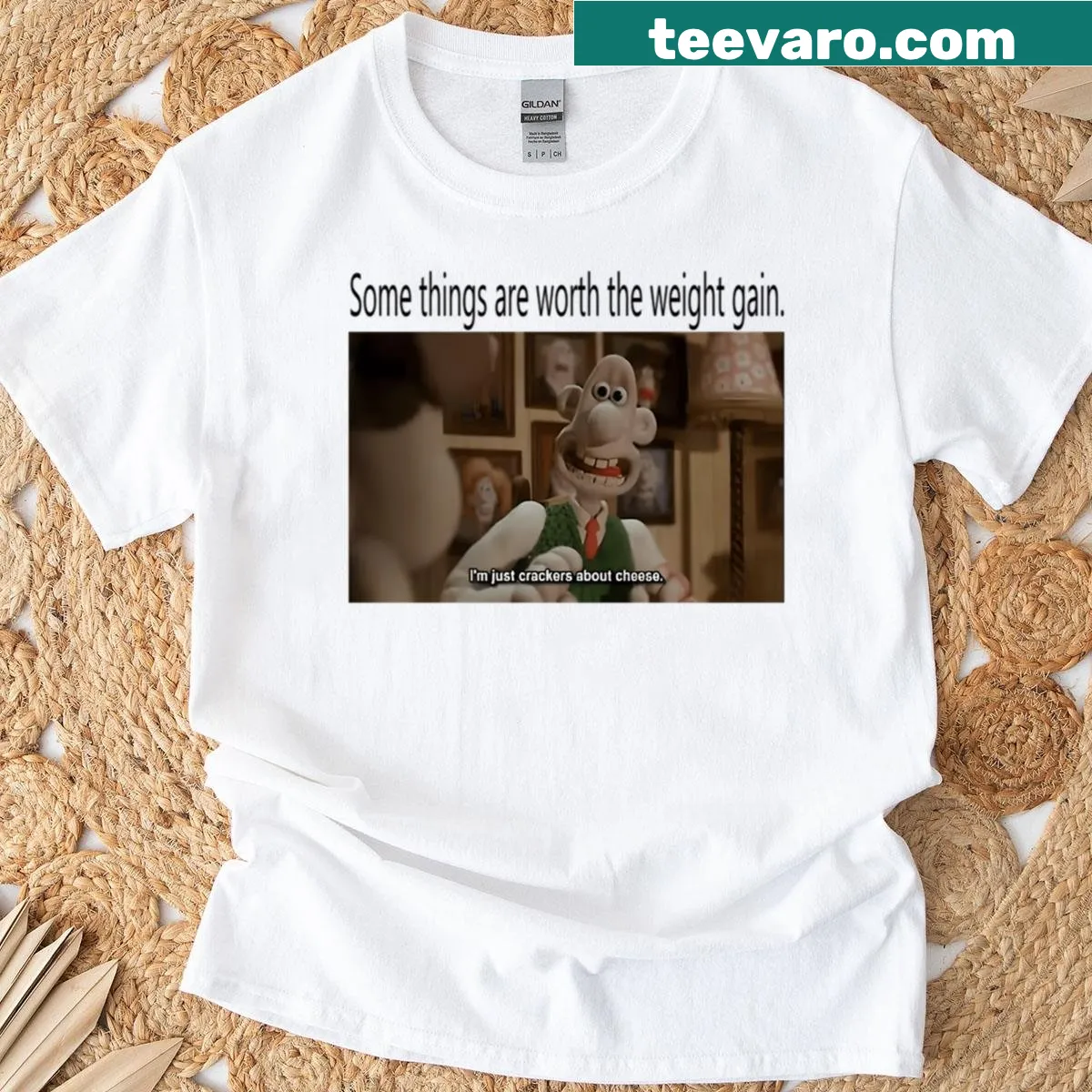 Retro cartoon TV character t-shirt with faded vintage design — on a men's t-shirt