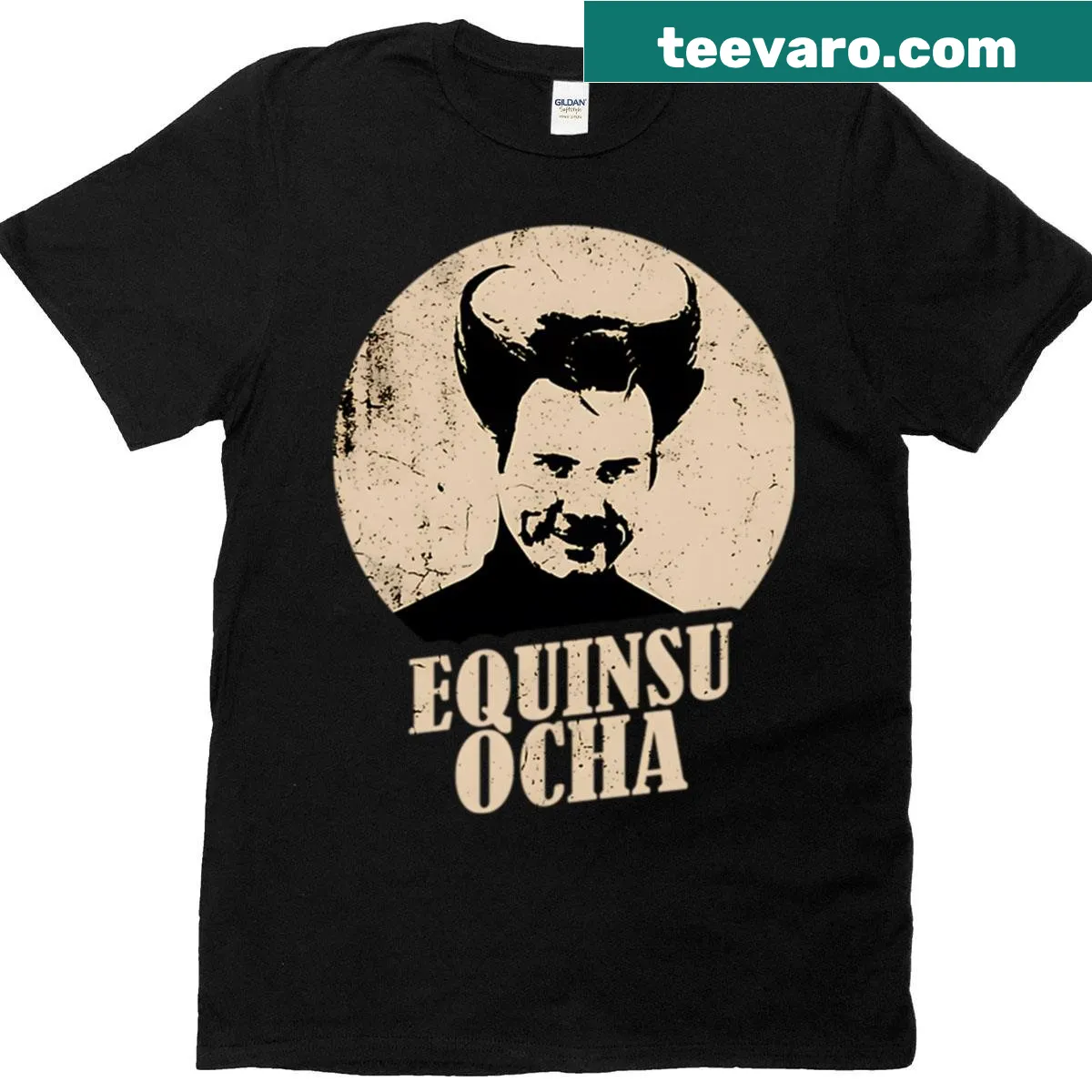 Vintage-style t-shirt celebrating comedy and drama in movies — on a men's t-shirt