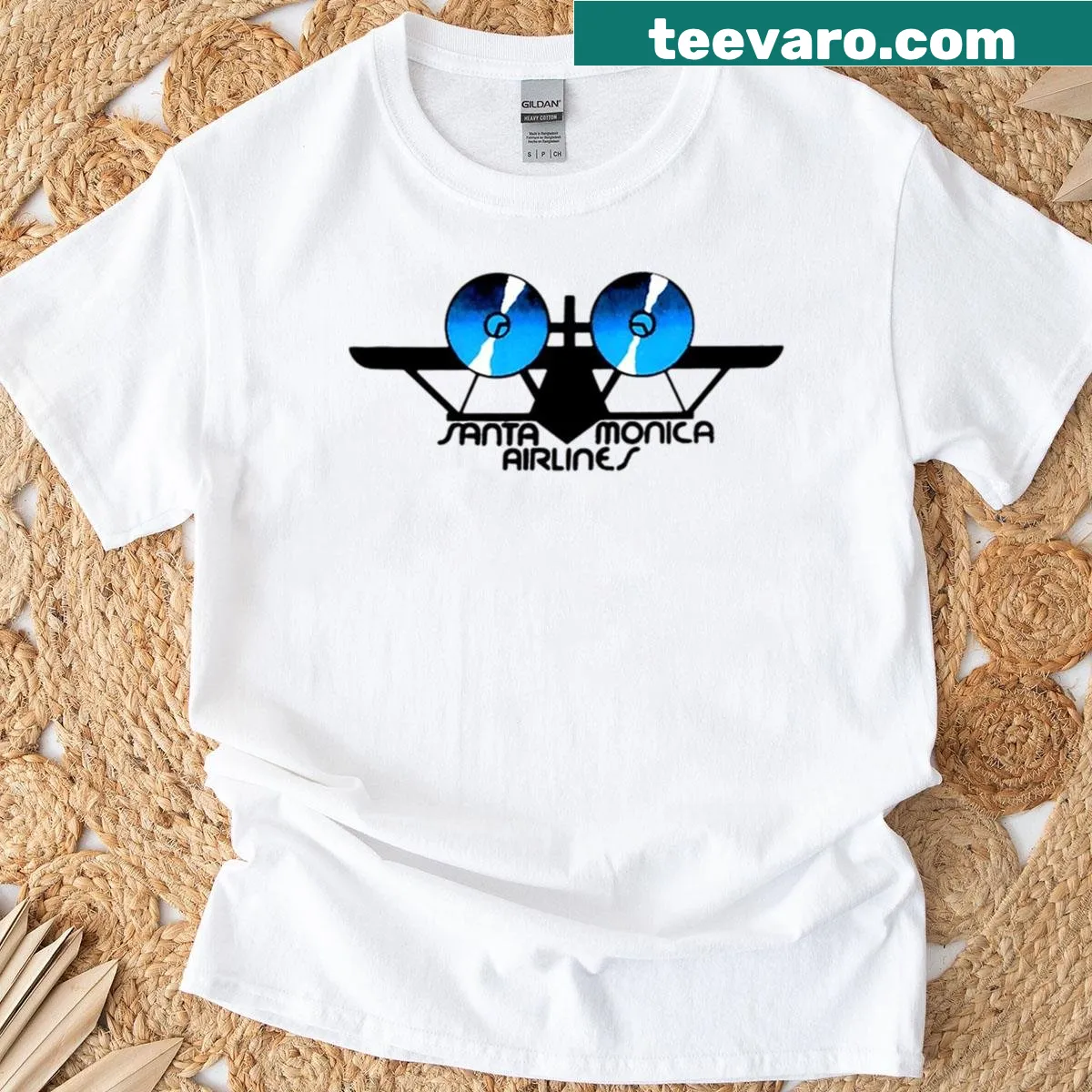 Illustration of skateboards and decks on a T-shirt — on a men's t-shirt