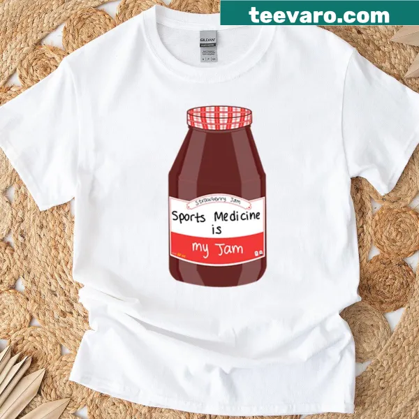 Oversized t-shirt featuring sports medicine slogan
