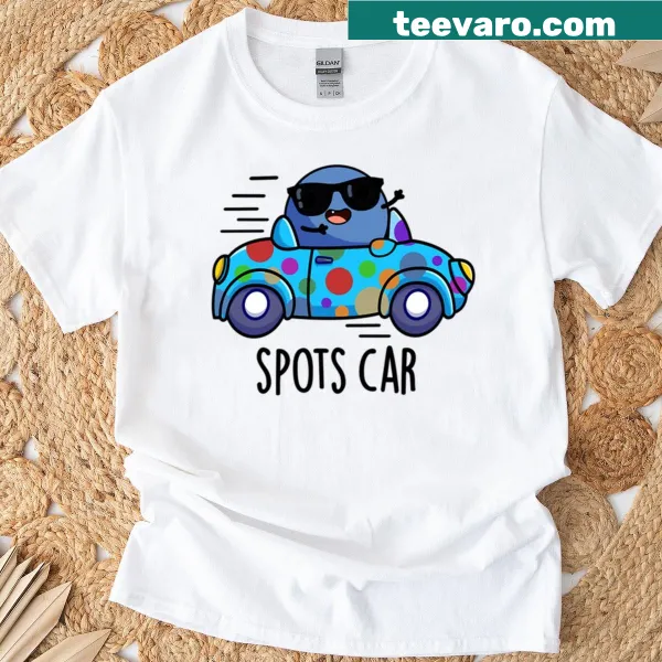 Funny sports car pun typography T-shirt