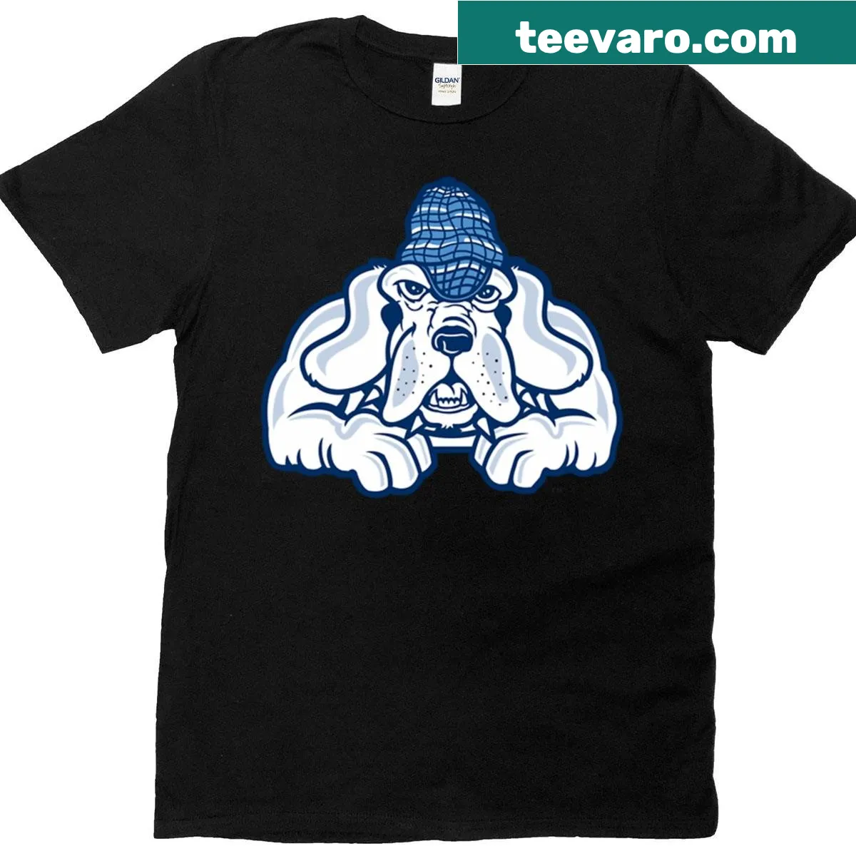 John Jay College Criminal Justice themed T-shirt — on a men's t-shirt