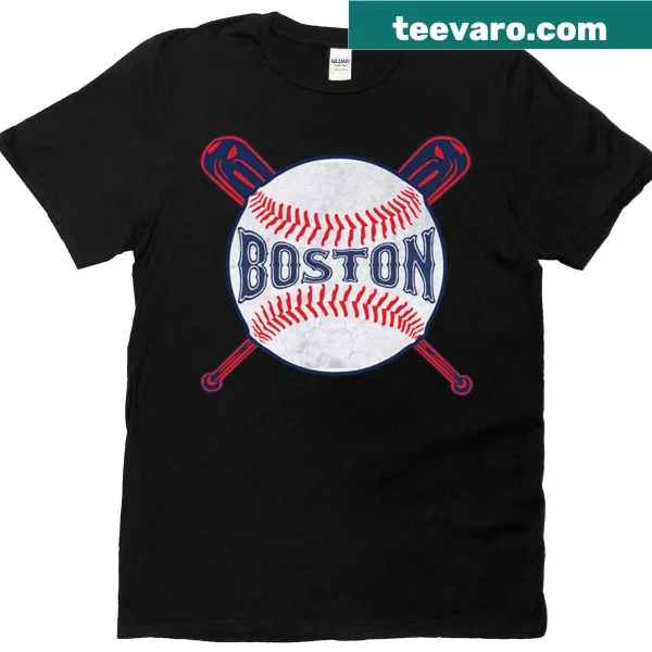 Vintage-style Boston Baseball t-shirt with classic sports design