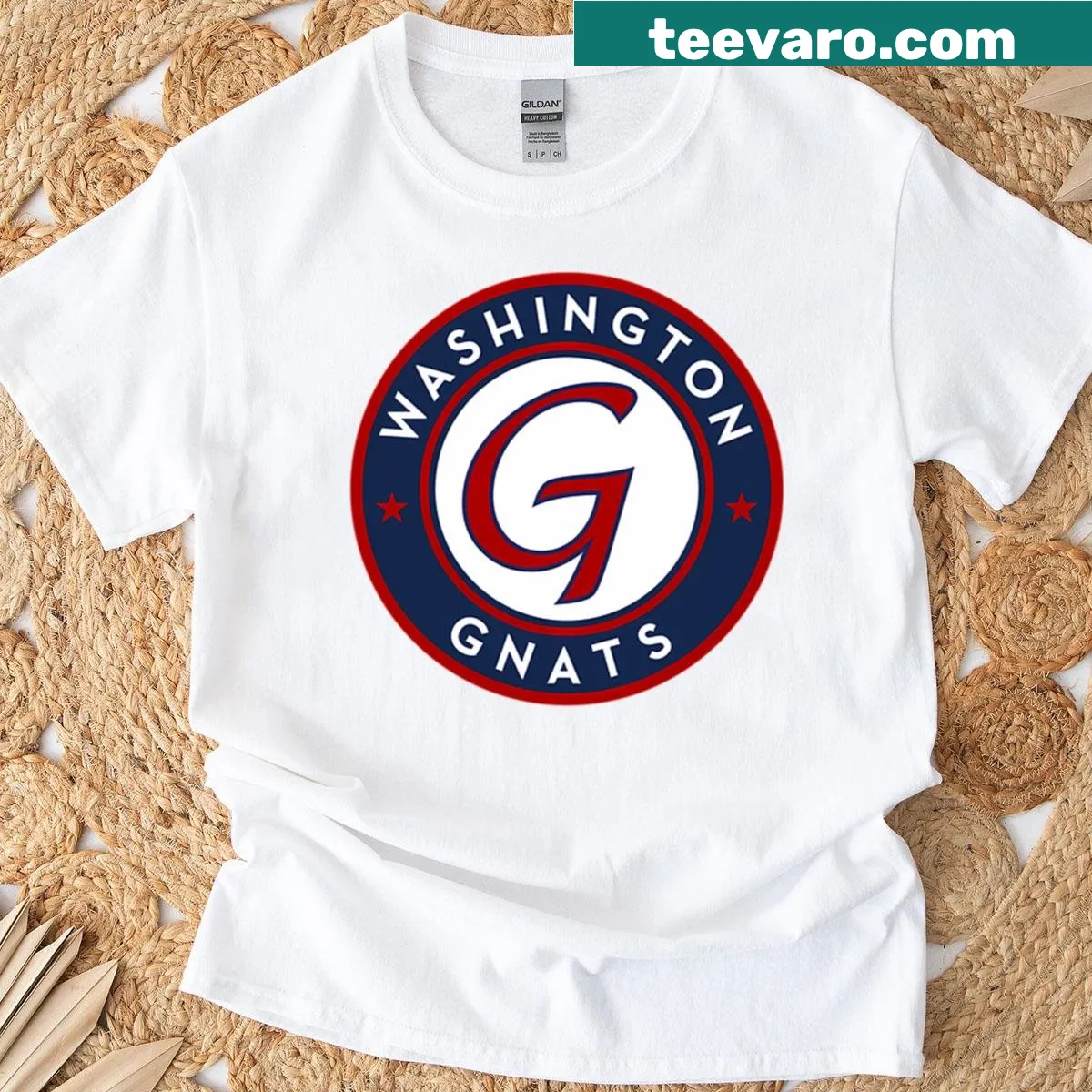 Washington Gnats T-shirt featuring team logo. — on a men's t-shirt