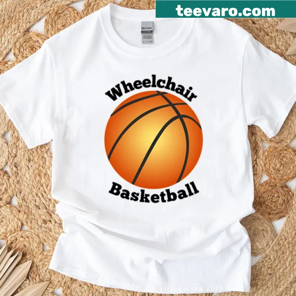 Graphic of a wheelchair basketball player in action