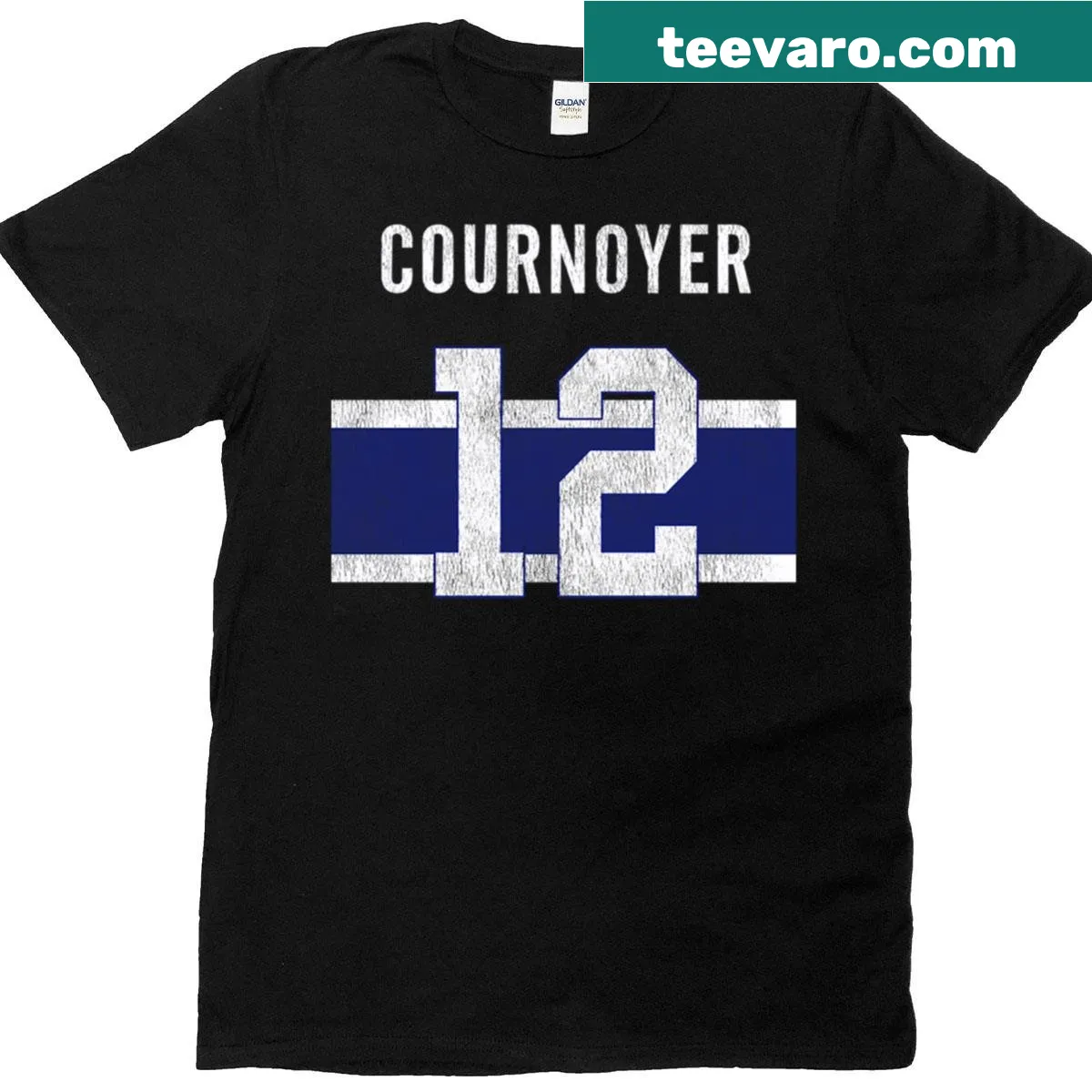 Vintage-inspired t-shirt honoring hockey player Yvan Cournoyer — on a men's t-shirt