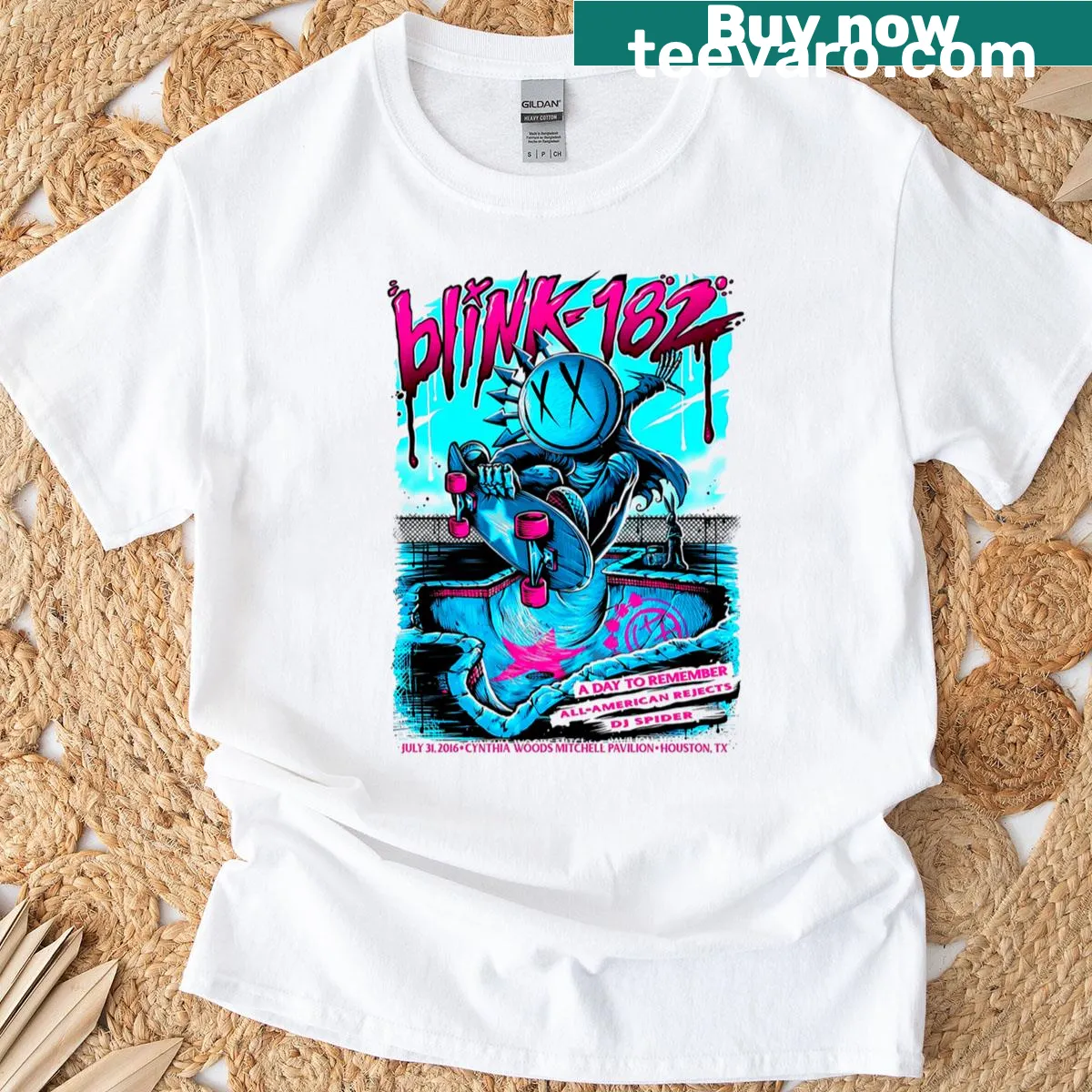 Vintage-style T-shirt celebrating punk rock music — on a men's t-shirt