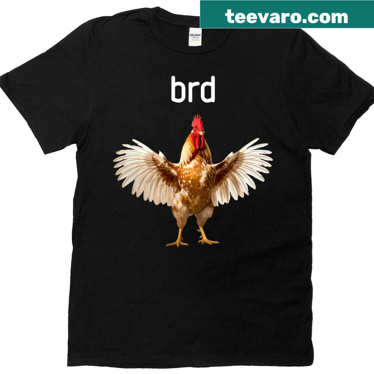 Funny T-shirt with the misspelled meme word Brd — on a men's t-shirt