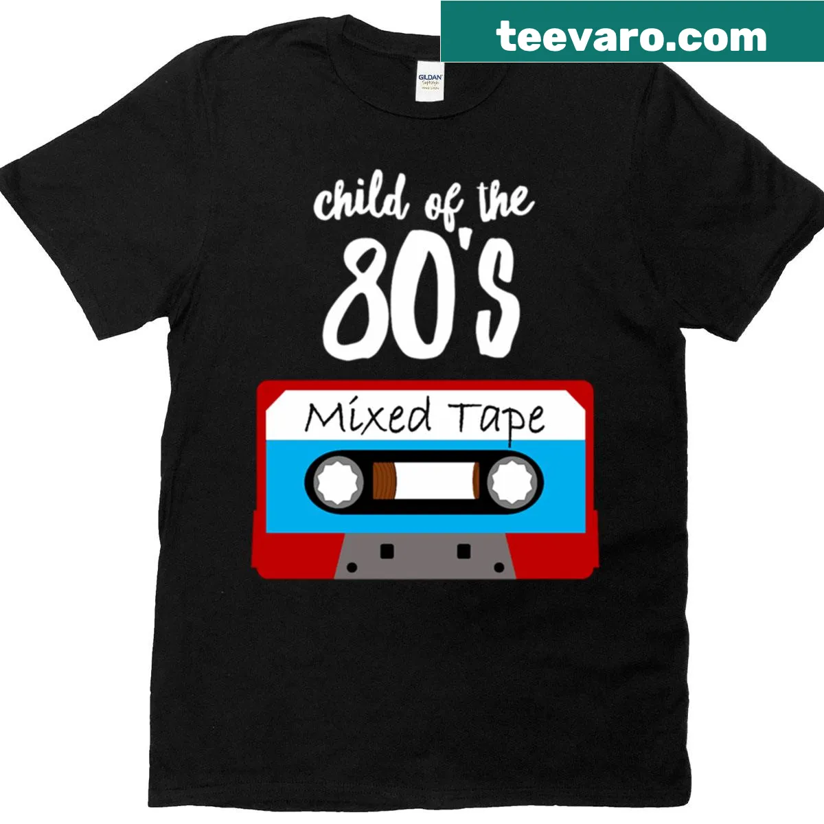 Retro design T-shirt celebrating the 1980s — on a men's t-shirt