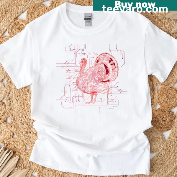 Abstract turkey illustration with a humorous take on T-shirt