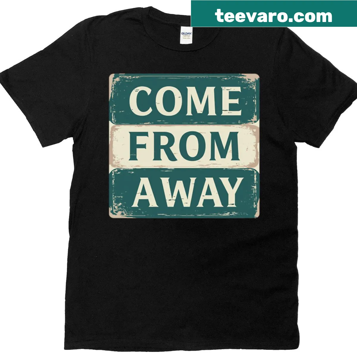 Illustrative design featuring Newfoundland slang for a cultural touch. — on a men's t-shirt