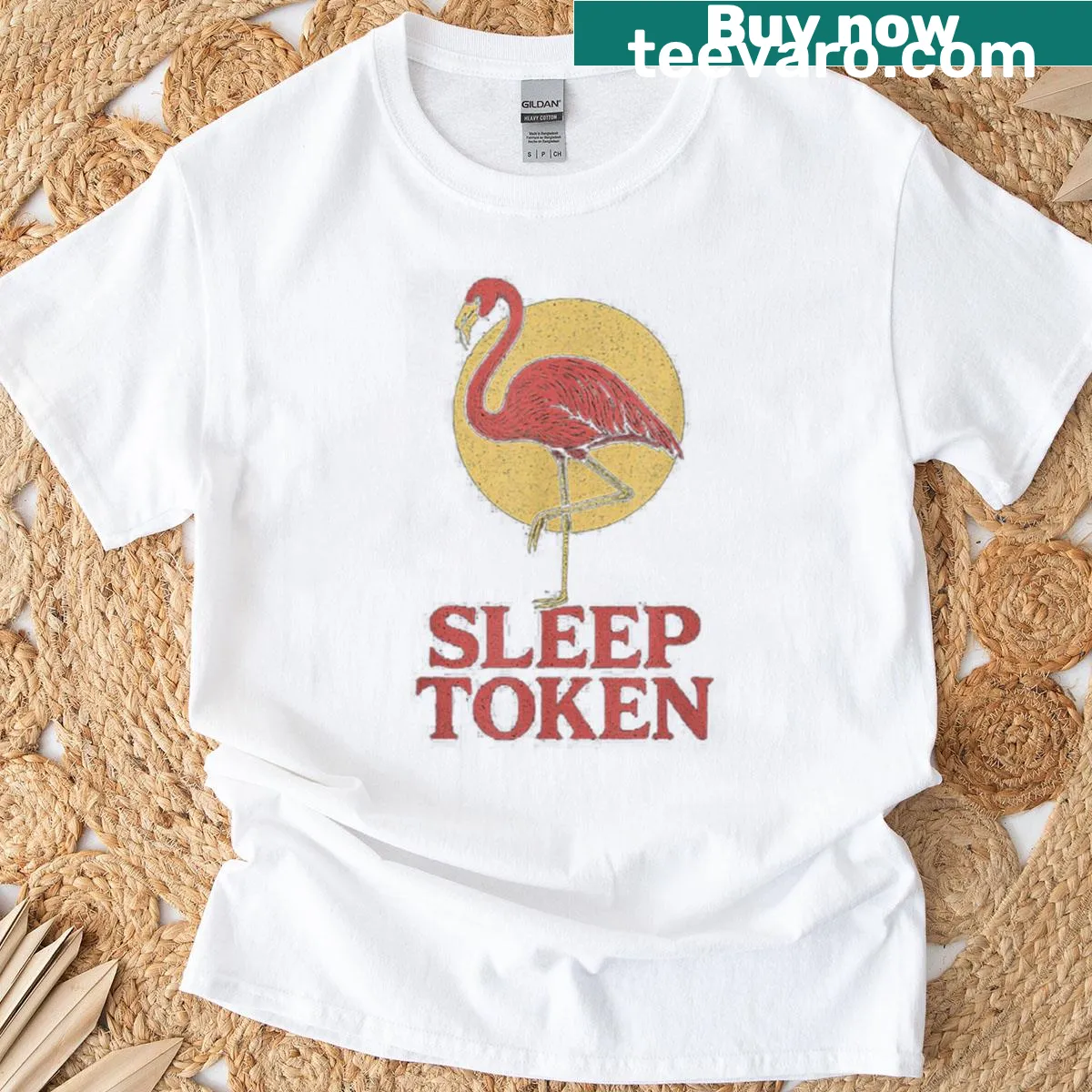 Artistic design symbolizing music trends on T-shirt — on a men's t-shirt