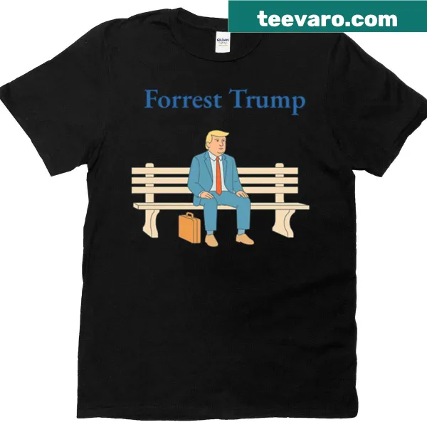 Forrest Trump humorous political T-shirt design