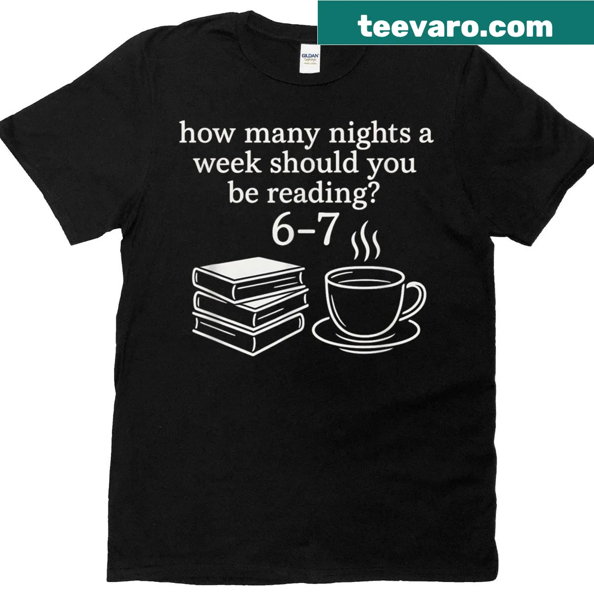 Humorous shirt for book lovers with '67 Book Lover Humor' design — on a men's t-shirt