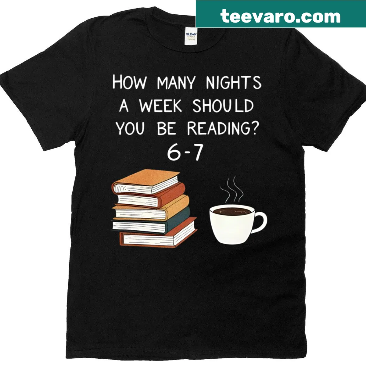 Funny meme typography on a T-shirt for teachers and book lovers — on a men's t-shirt