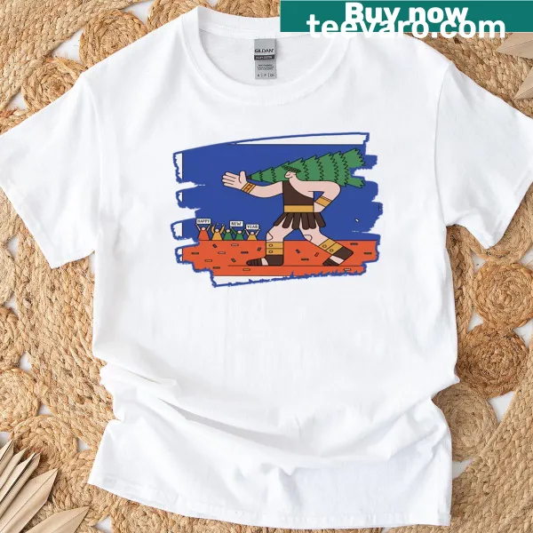 Cheerful New Year t-shirt with a Gladiator design