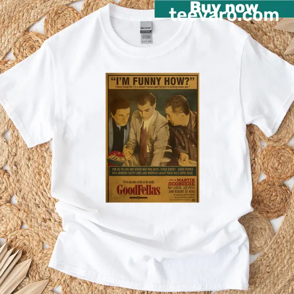 Vintage Goodfellas poster graphic t-shirt