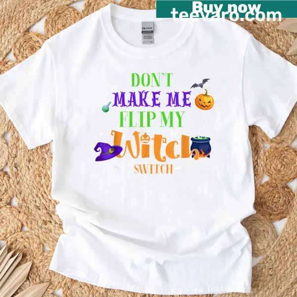 Funny Halloween witch graphic t-shirt for women