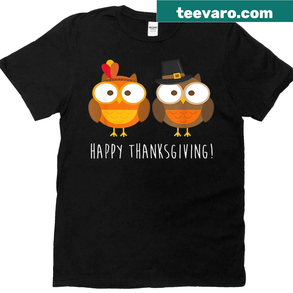 Funny Thanksgiving T-shirt with a turkey design and humorous text. — on a men's t-shirt