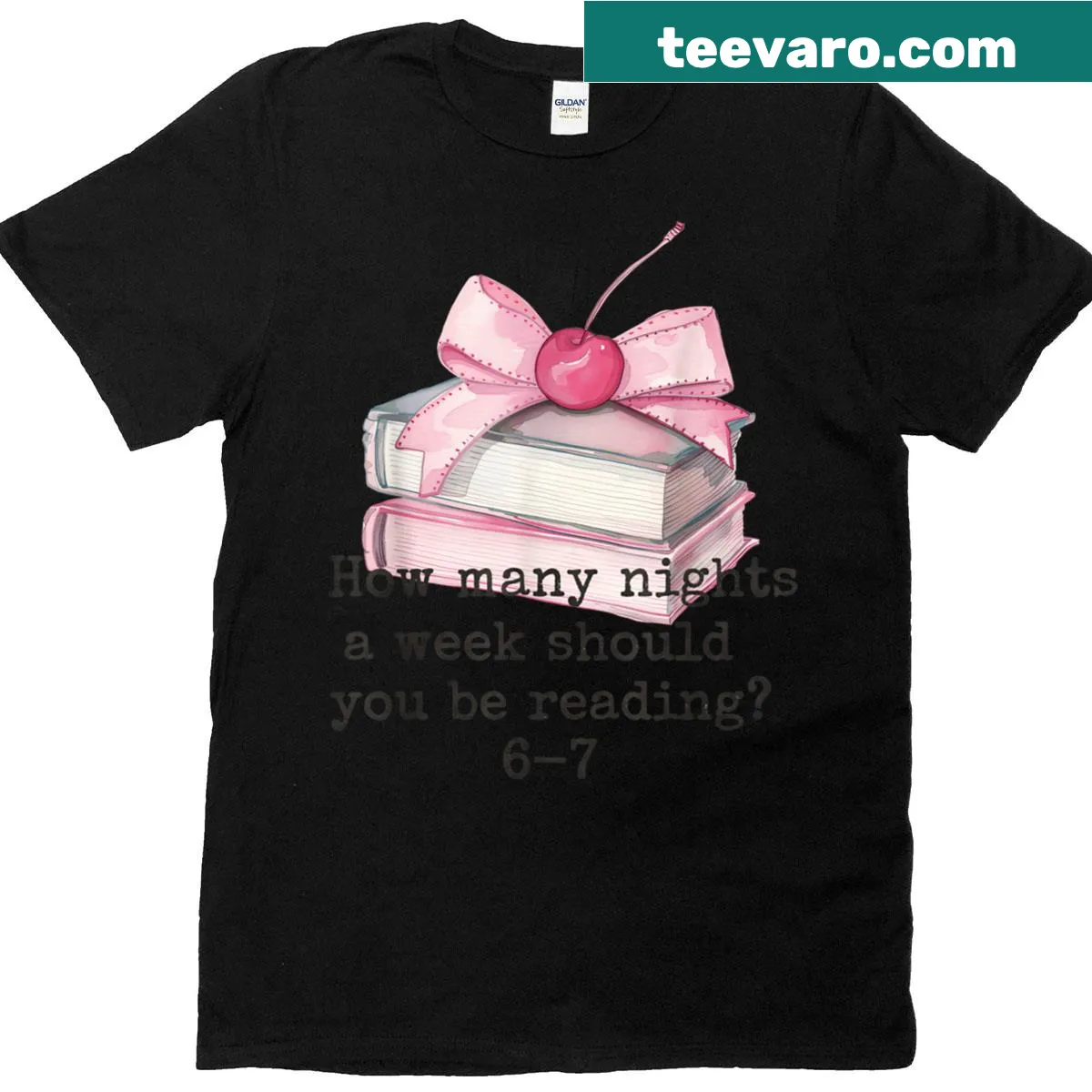 Funny reading frequency teacher t-shirt with humorous text — on a men's t-shirt