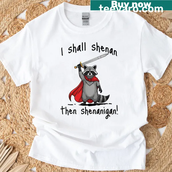 Cute raccoon t-shirt with humorous saying