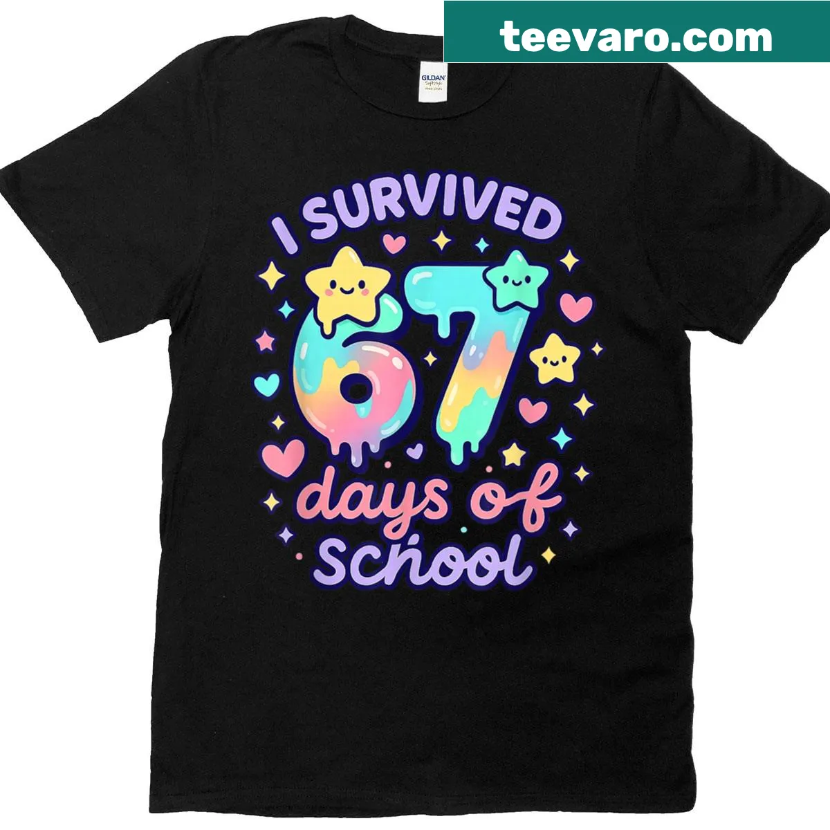 Funny school survival graphic t-shirt for kids — on a men's t-shirt