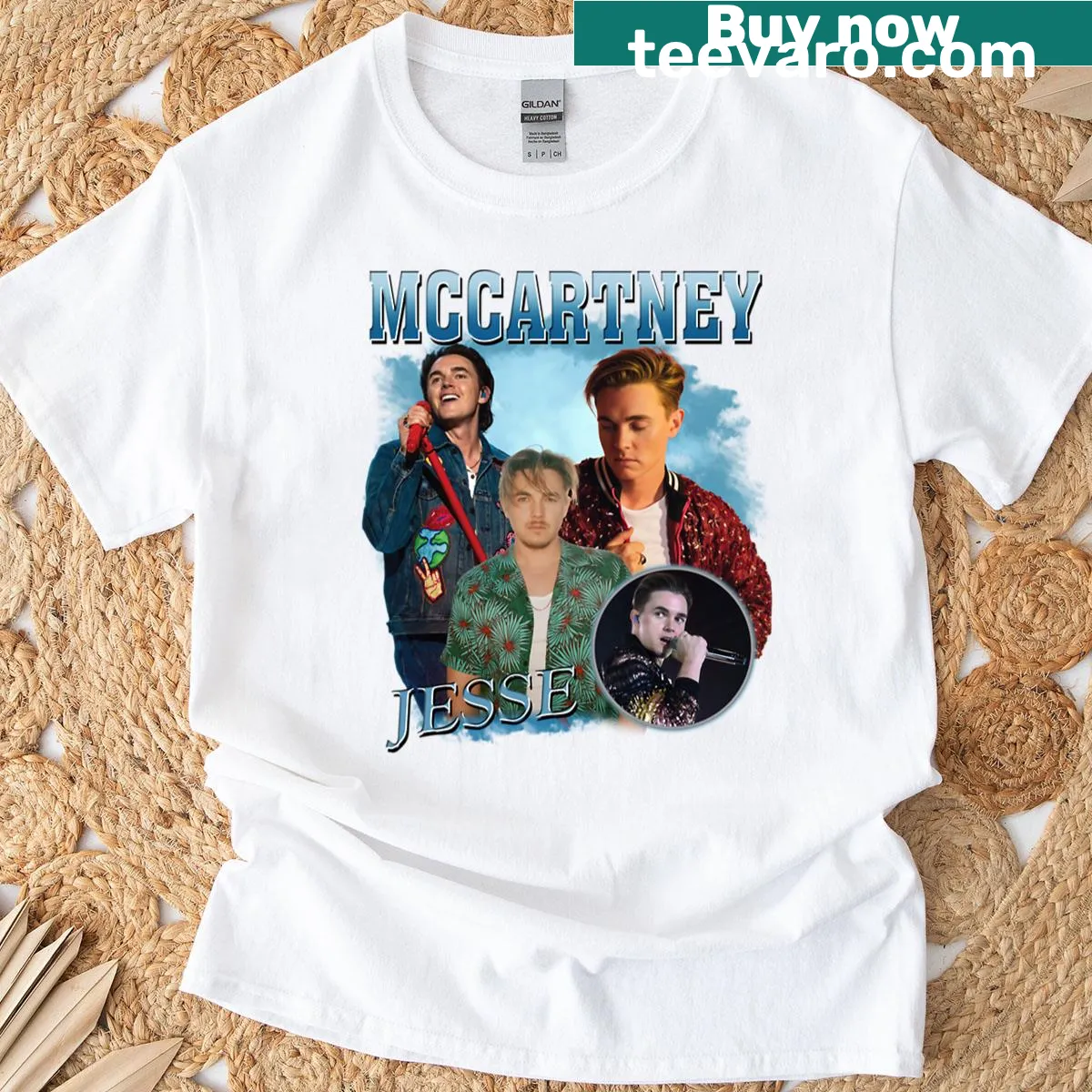 Vintage-style T-shirt honoring Jesse Singer with nostalgic graphic — on a men's t-shirt
